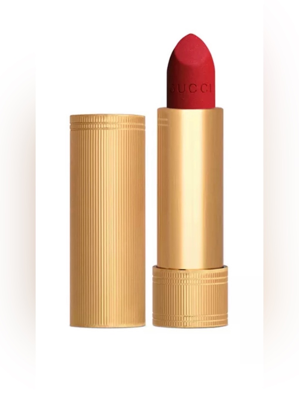 GUCCI Rouge A Levres mat lipstick Constance vermillion NIB